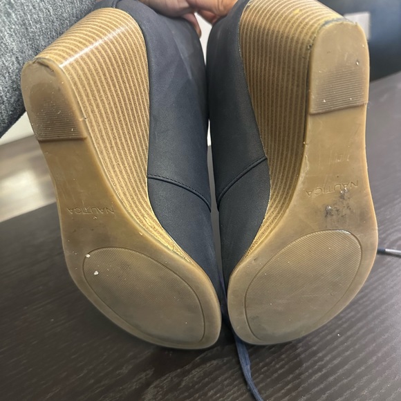 Náutica navy blue wedges - Picture 3 of 4
